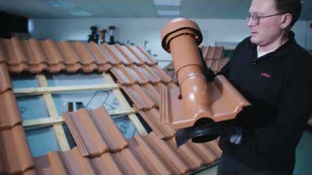 Steildach Langlüfter: Einbau